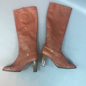 Vintage 70’s Brown Riding Boots, size 8.5 Narrow